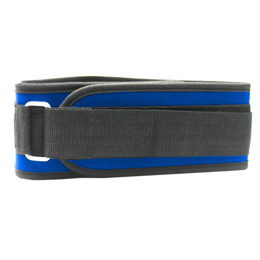 REX 388-A 4" Blue Weight Lifting Belt for Men and Women