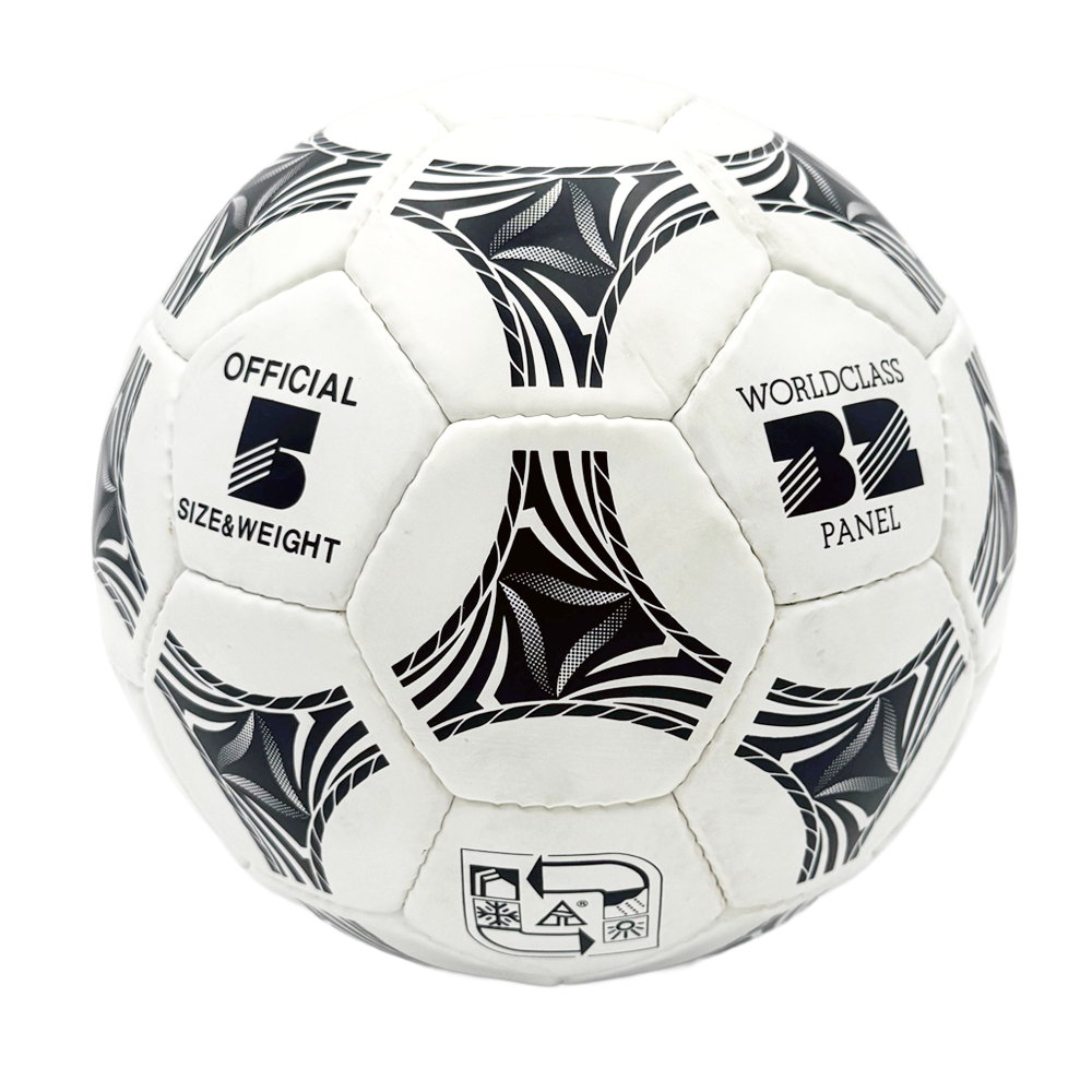 REX 451-BW Size 5 Black & White Soccer Ball
