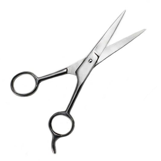 RI 532-B  5.5" Ice Tempered Silver Barber Scissors - Bladevip