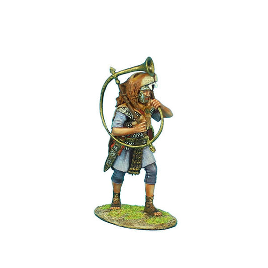 ROM097 Cornicen de la Guardia Pretoriana Romana Imperial de la Primera Legión