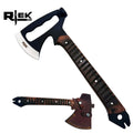 RT 1202 14 inch Rtek Wood Multi Tool Hammer Tactical Axe with Leather Sheath