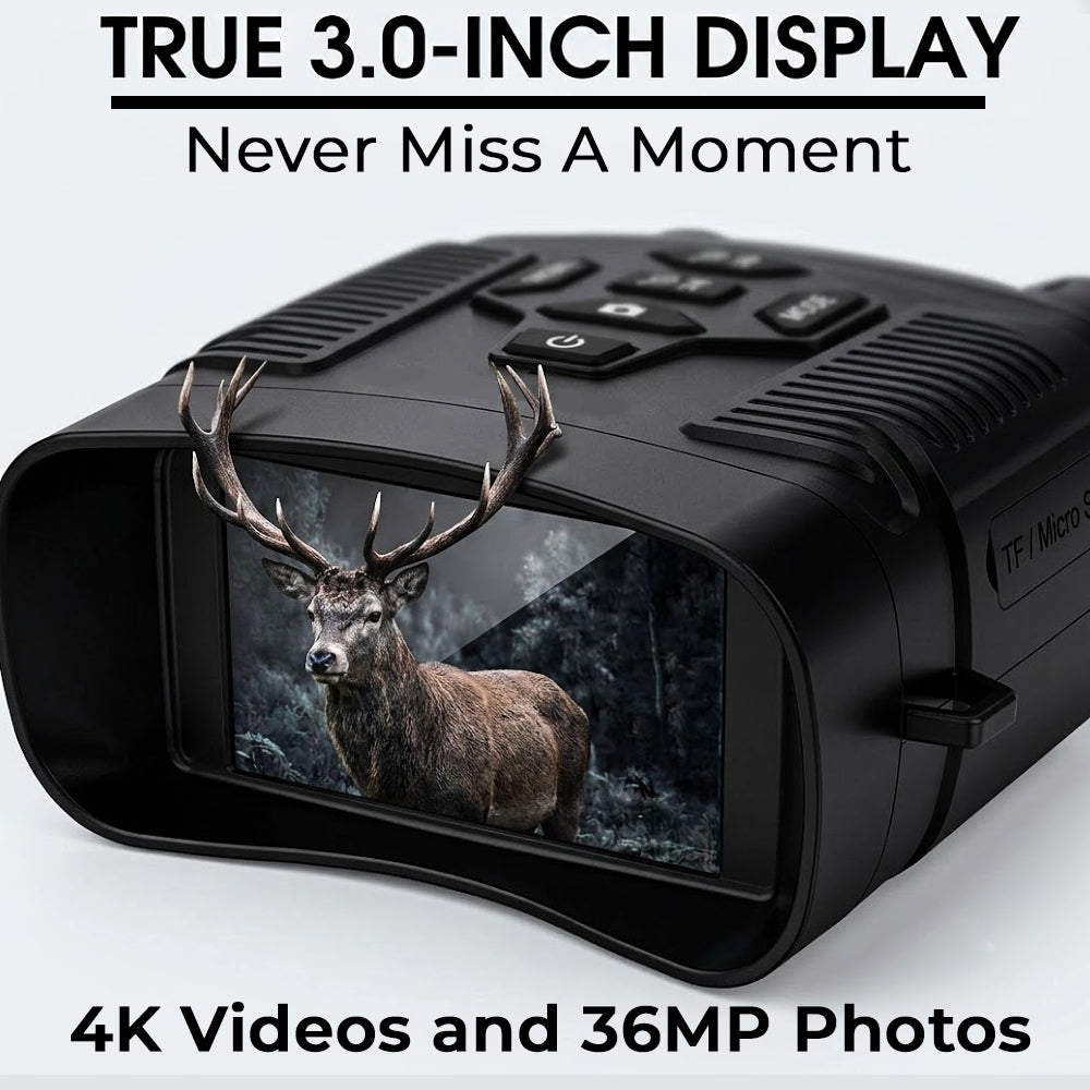 Rtek 4K Night Vision Goggles for Adults - 36MP Digital Infrared Binoculars with 3.0 inch HD Screen, Built-in - view 10