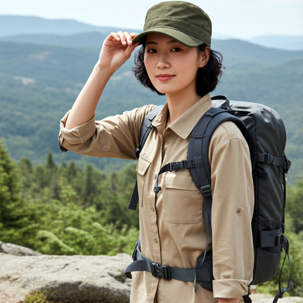Ripstop Military Cotton Cadet Style Army Cap Olive - view 3