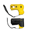 SH 13459 Yellow Gun Stun Gun with LED Light 10MV