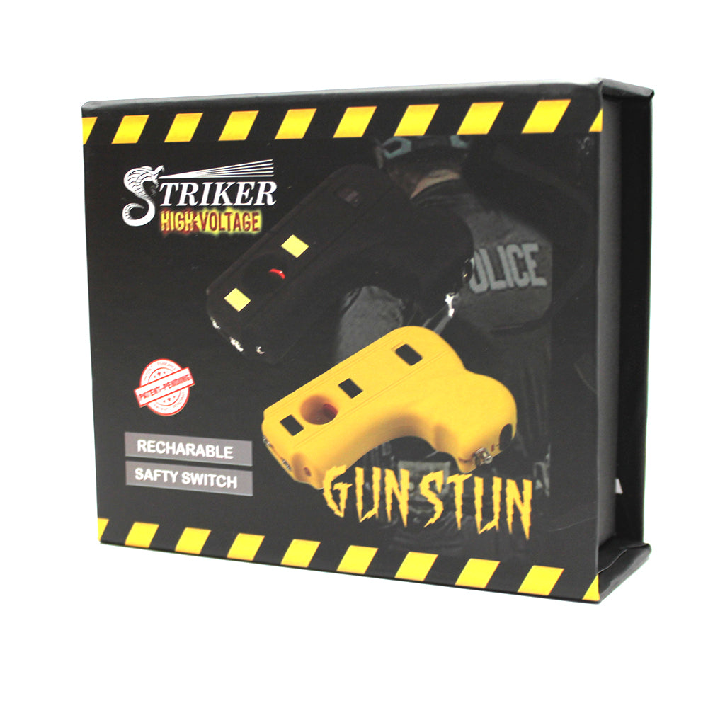 SH 13292-BK Black Gun Stun Gun with LED Light 10MV - view 2