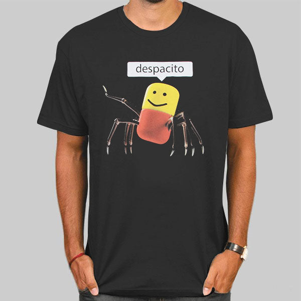 Men's Black Meme Spider Roblox Despacito T-Shirt Tee