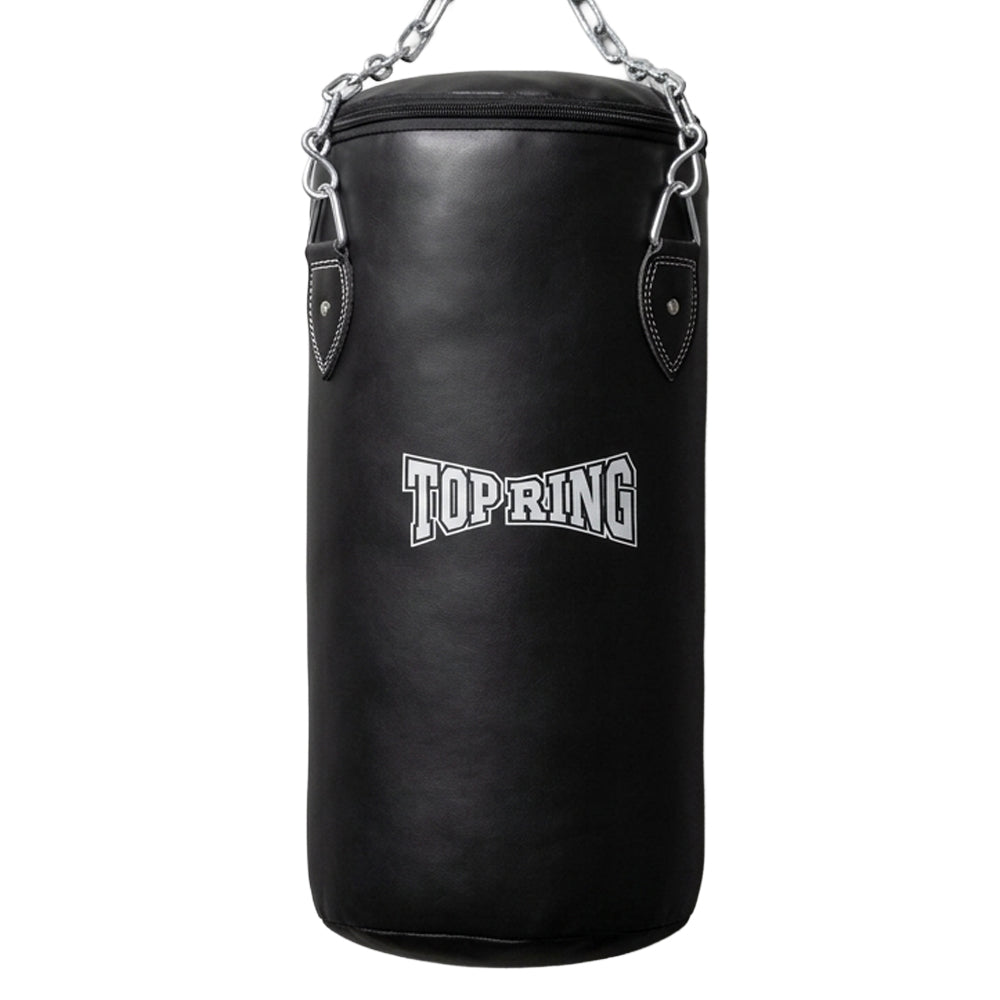 TRHB Top Ring 30 LBS All-Leather Heavy Punching Bag with Mounting Chain
