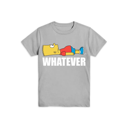 Boy's The Simpsons Bart Whatever Graphic Tee T-Shirt