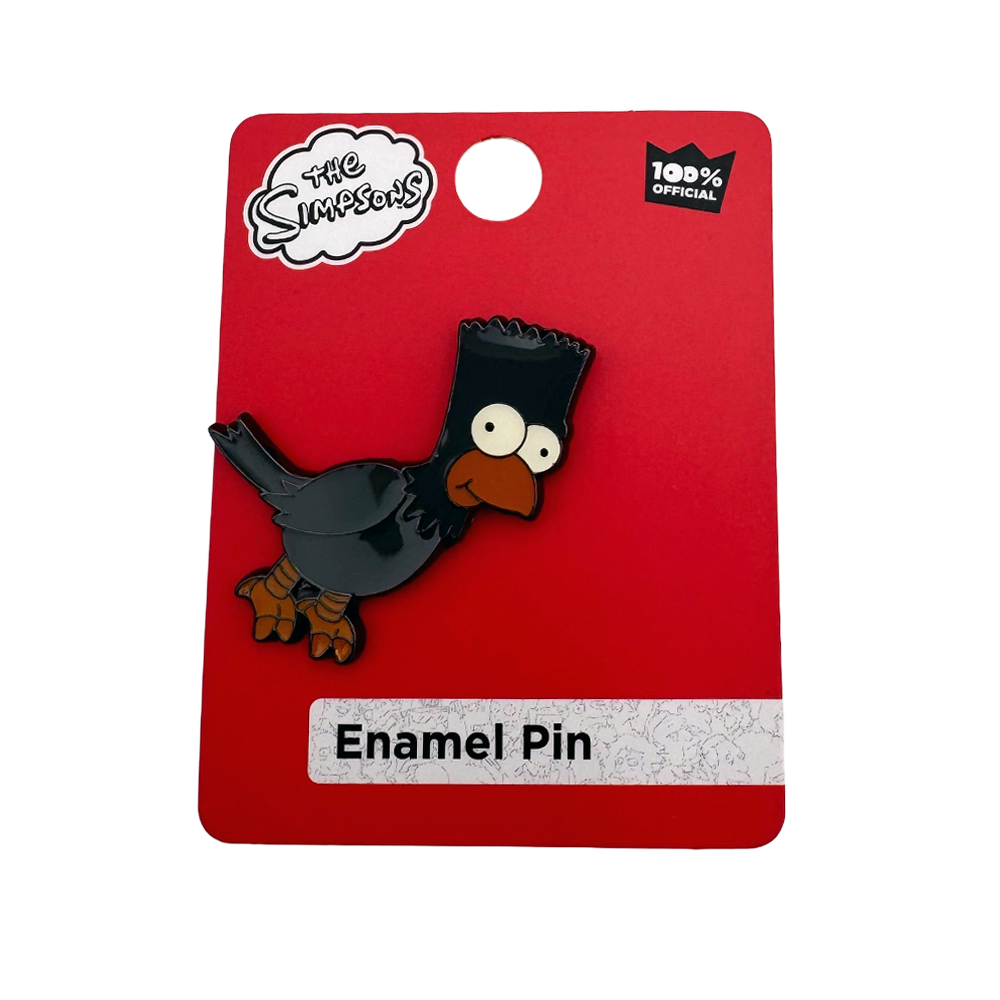 The Simpsons Bart Raven Enamel Pin - view 2