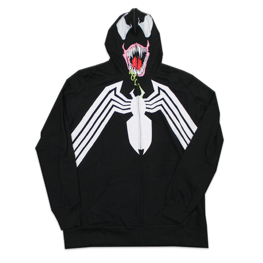 Sublimated Marvel Venom Wide Mouth Hoodie Zip Sweater