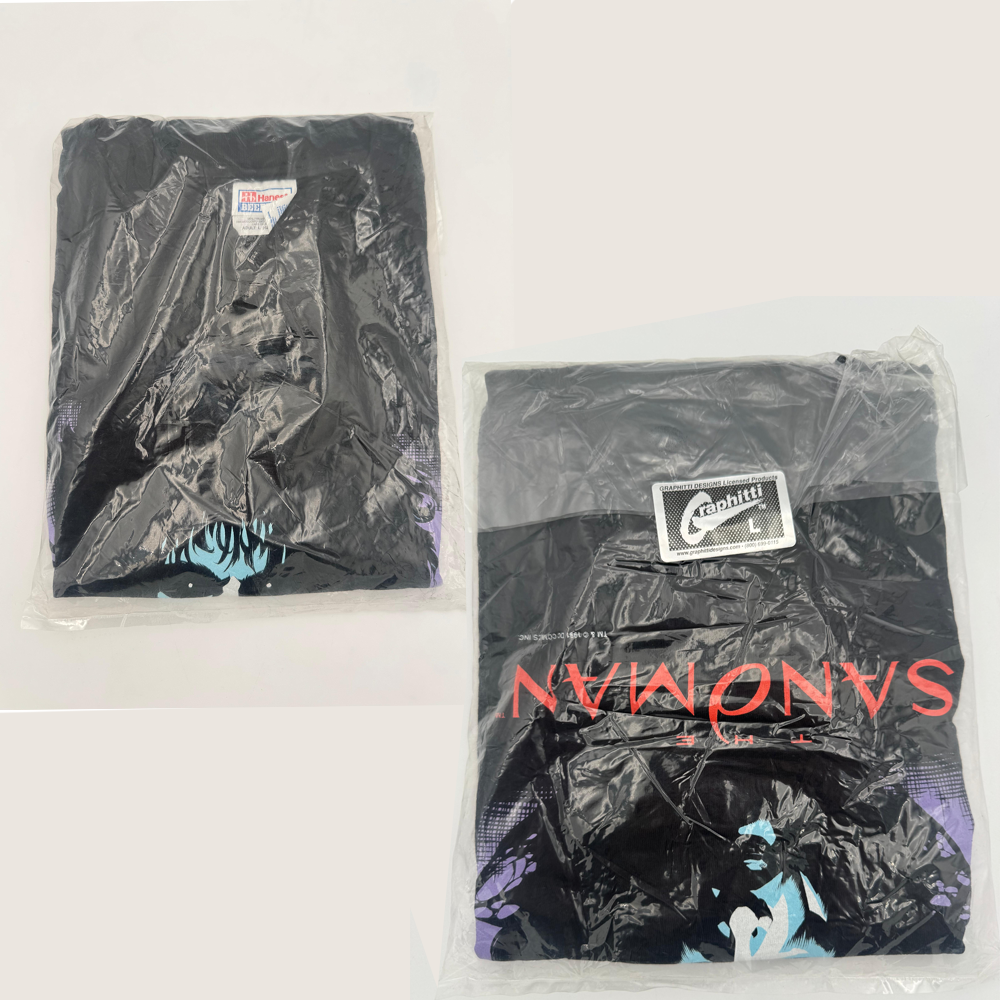 Vintage Unopened The Sandman Neil Gaiman 1991 Graphic Tee Graffiti Designs