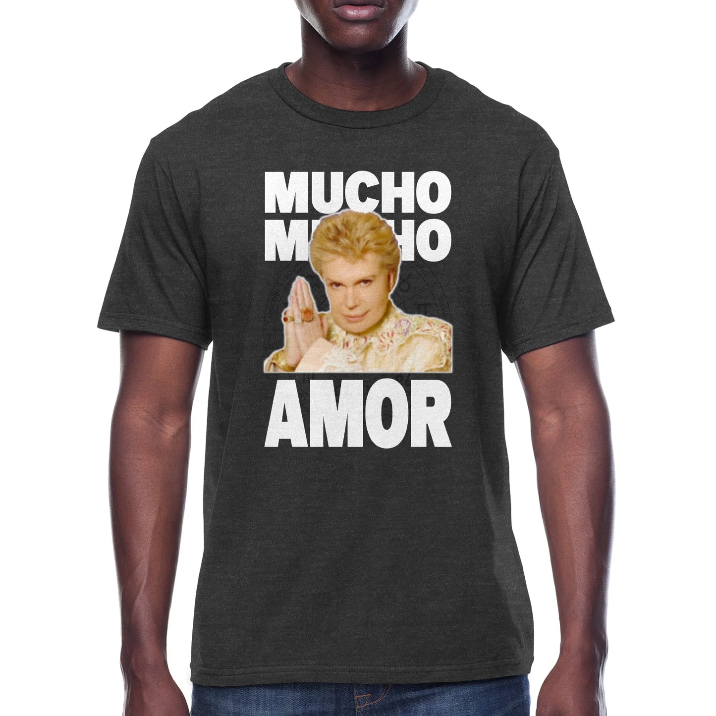 Men's Walter Mercado Mucho Mucho Amor Graphic Tee - Bladevip