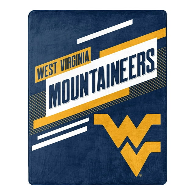 Northwest NCAA West Virginia Mountaineers "Movement" Silk Touch Throw Blanket, 55" x 70"
