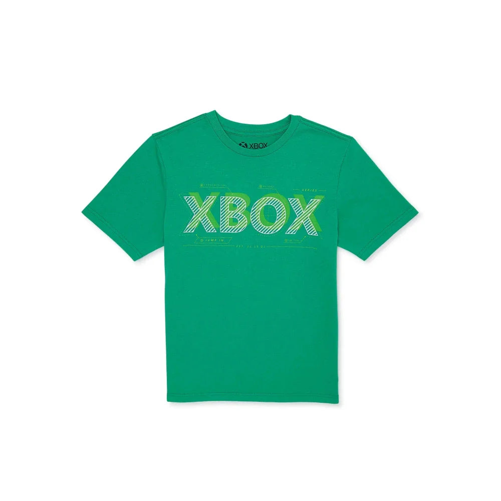 Boy's Green Xbox Boys Graphic T-Shirt Tee