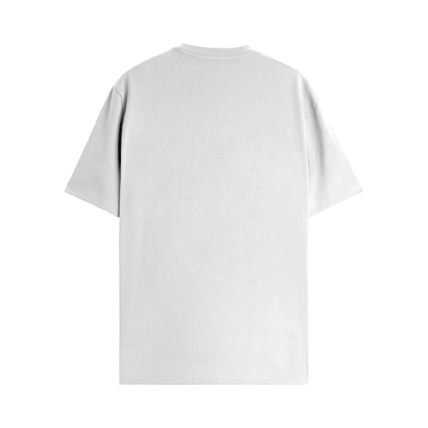 Men's White Rocky Stairs Graphic Crew Neck T-Shirt Tee