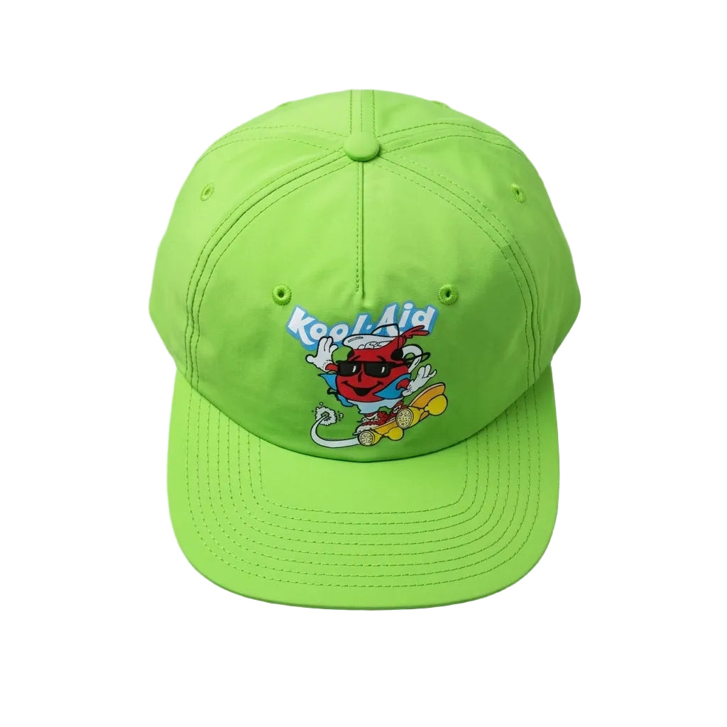 Kool-Aid Neon Green Kool Aid Man Skating Snapback Hat