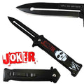 BF 016416-BK 4 inch Metal Black Handle Outdoor Camping Tool Multifunctional Fruit Pocket Knife with Belt Clip