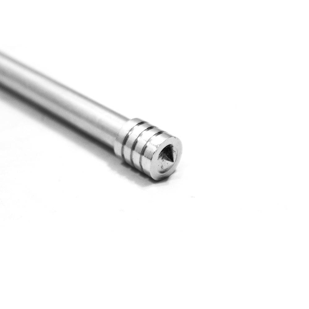 BT 278 Chrome Rubber Handle Telescoping Baton with Glass Breaker, Belt Clip, & Sheath - view 3