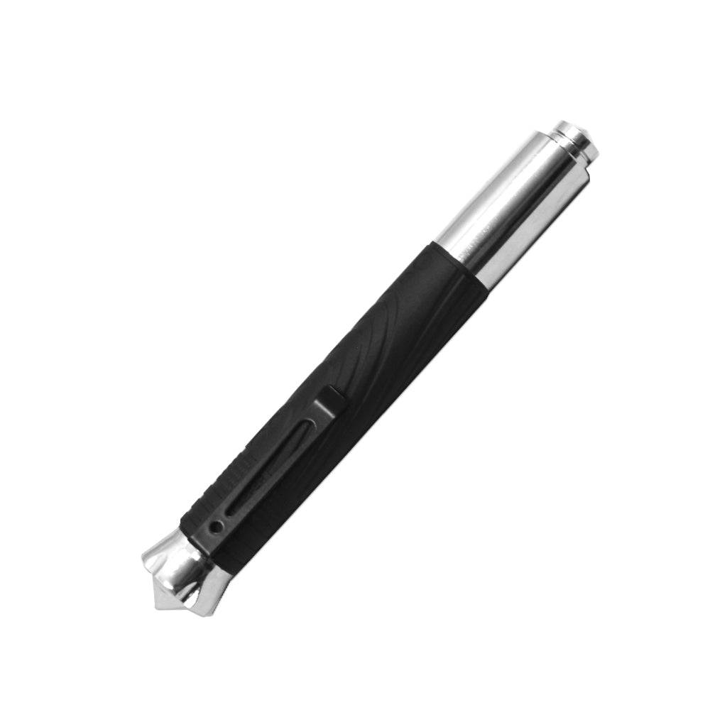 BT 278 Chrome Rubber Handle Telescoping Baton with Glass Breaker, Belt Clip, & Sheath - view 2