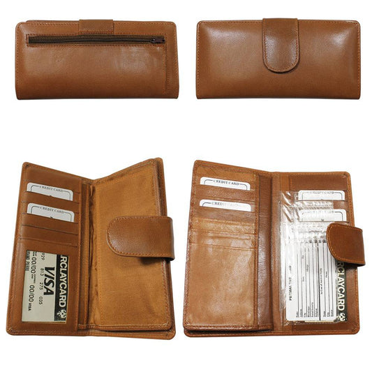 CB 0077-Tan Womens tan wallet