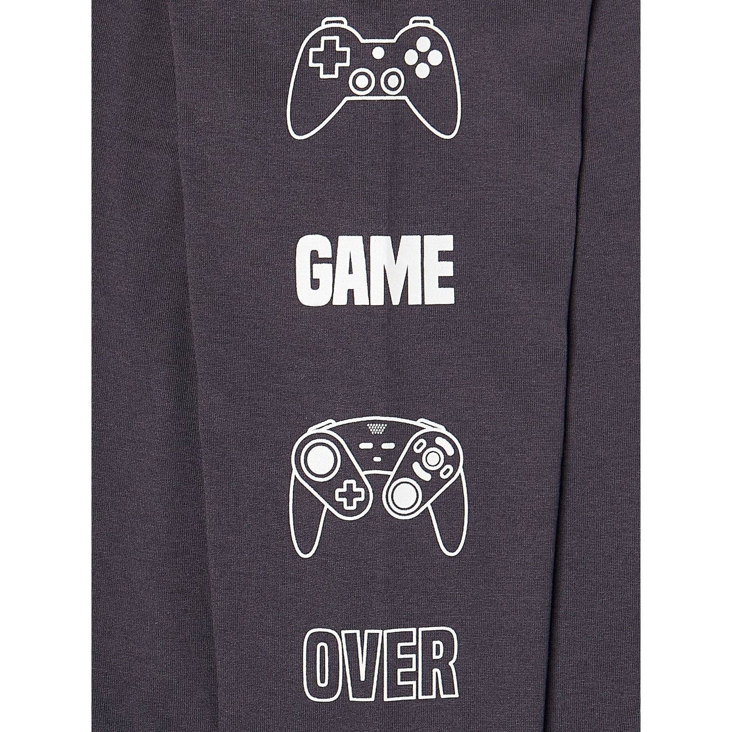 Boys Wonder Nation Next Level Gamer Graphic T-Shirt with Long Sleeves, Sizes 4-18 & Husky
