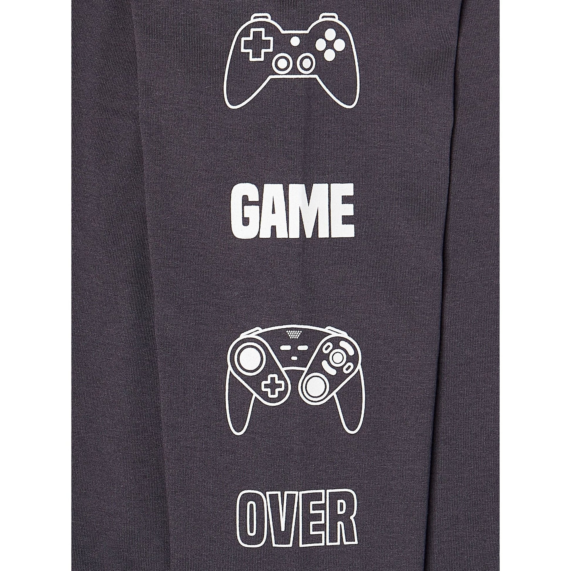 Boys Wonder Nation Next Level Gamer Graphic T-Shirt with Long Sleeves, Sizes 4-18 & Husky - Bladevip