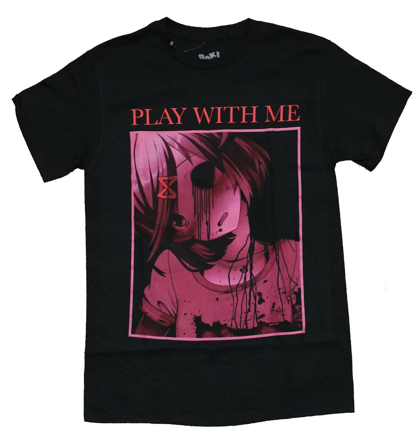 Mens Doki Doki Literature Cub Horror Video Game Graphic Tee T-Shirt