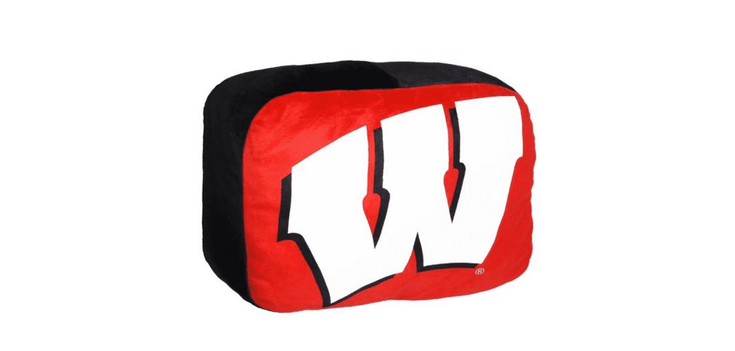 Northwest NCAA Wisconsin Badgers Cloud Pillow 15"