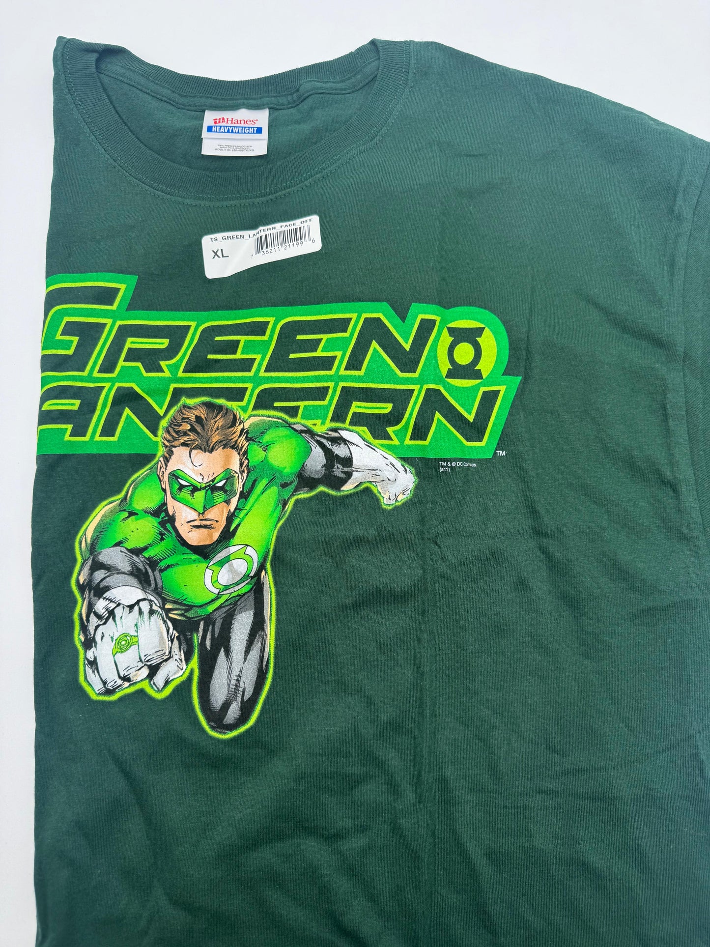 Vintage Mens DC Comics Green Lantern Graphic Tee Graffiti Designs