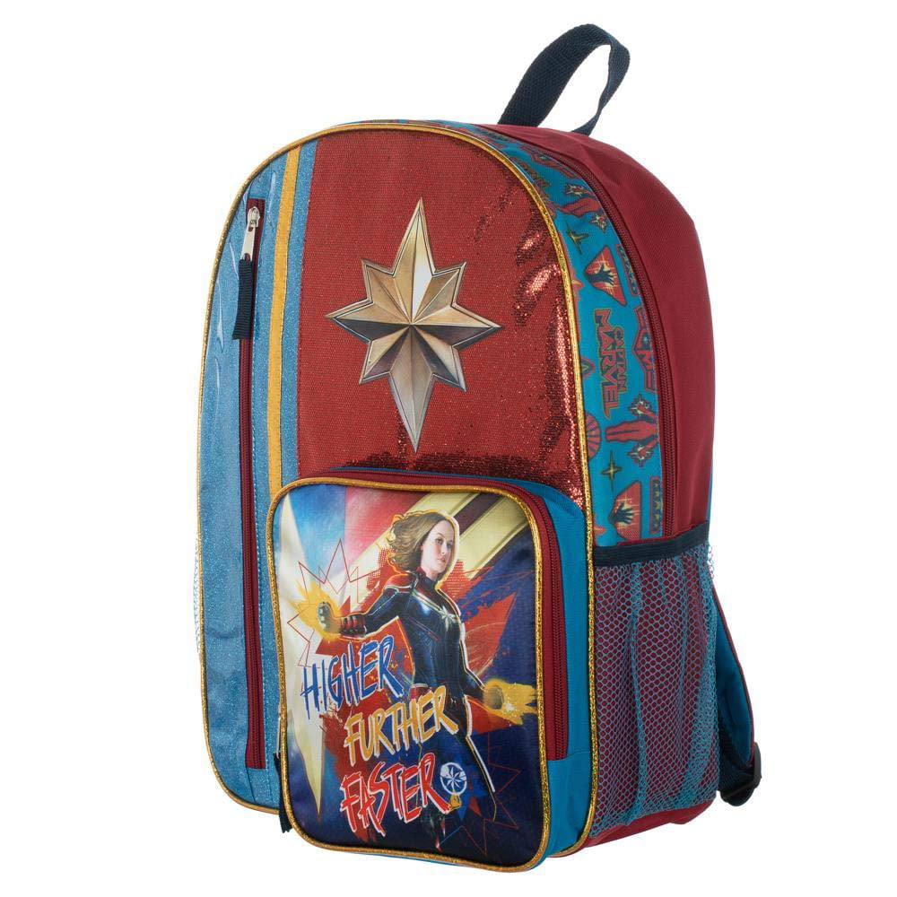 Marvel Comic Book Accessories Captain Marvel Backpack