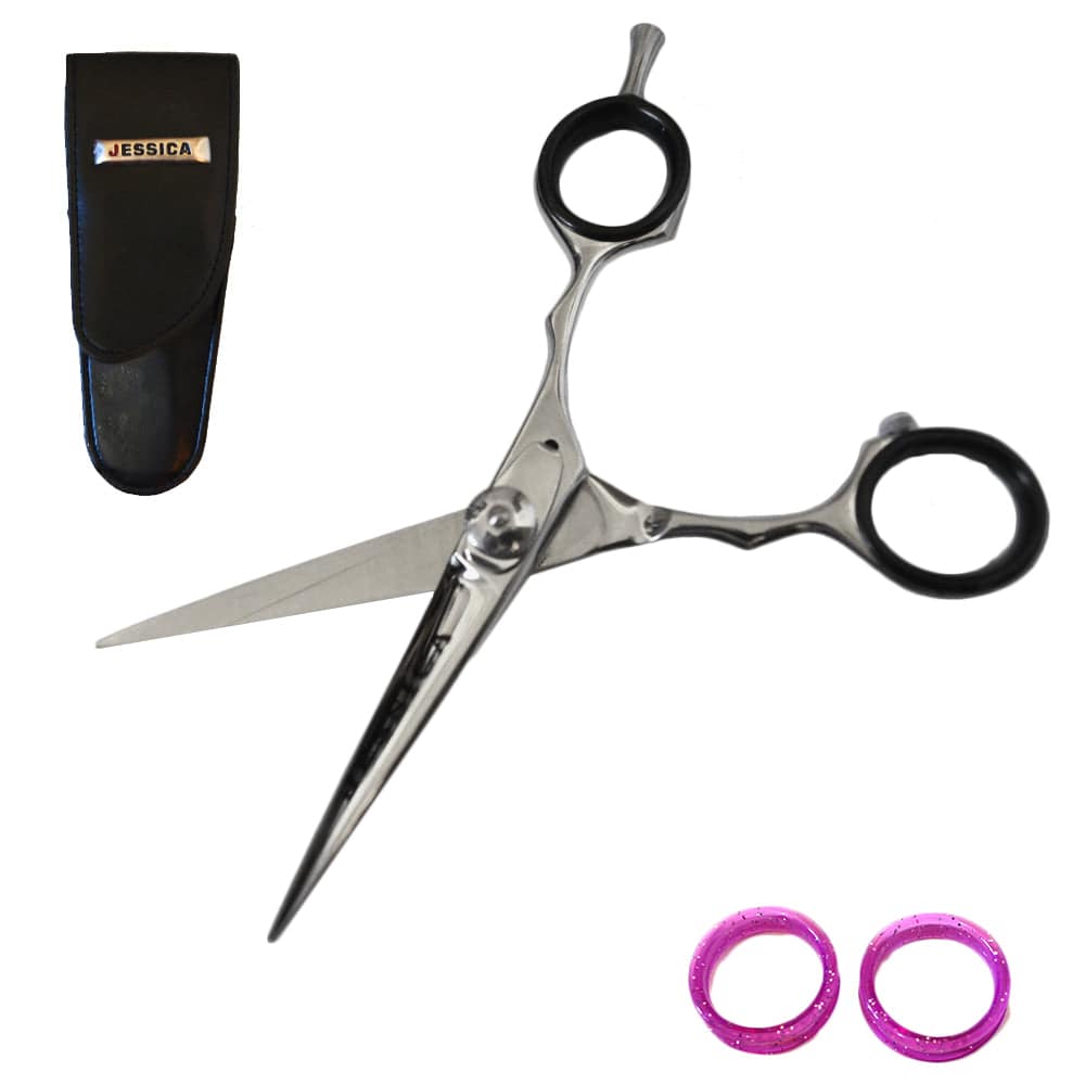 JC-50 5 inch Jessica Pro Salon Japan Cobalt Steel Hair Grooming Cutting Scissors - view 3