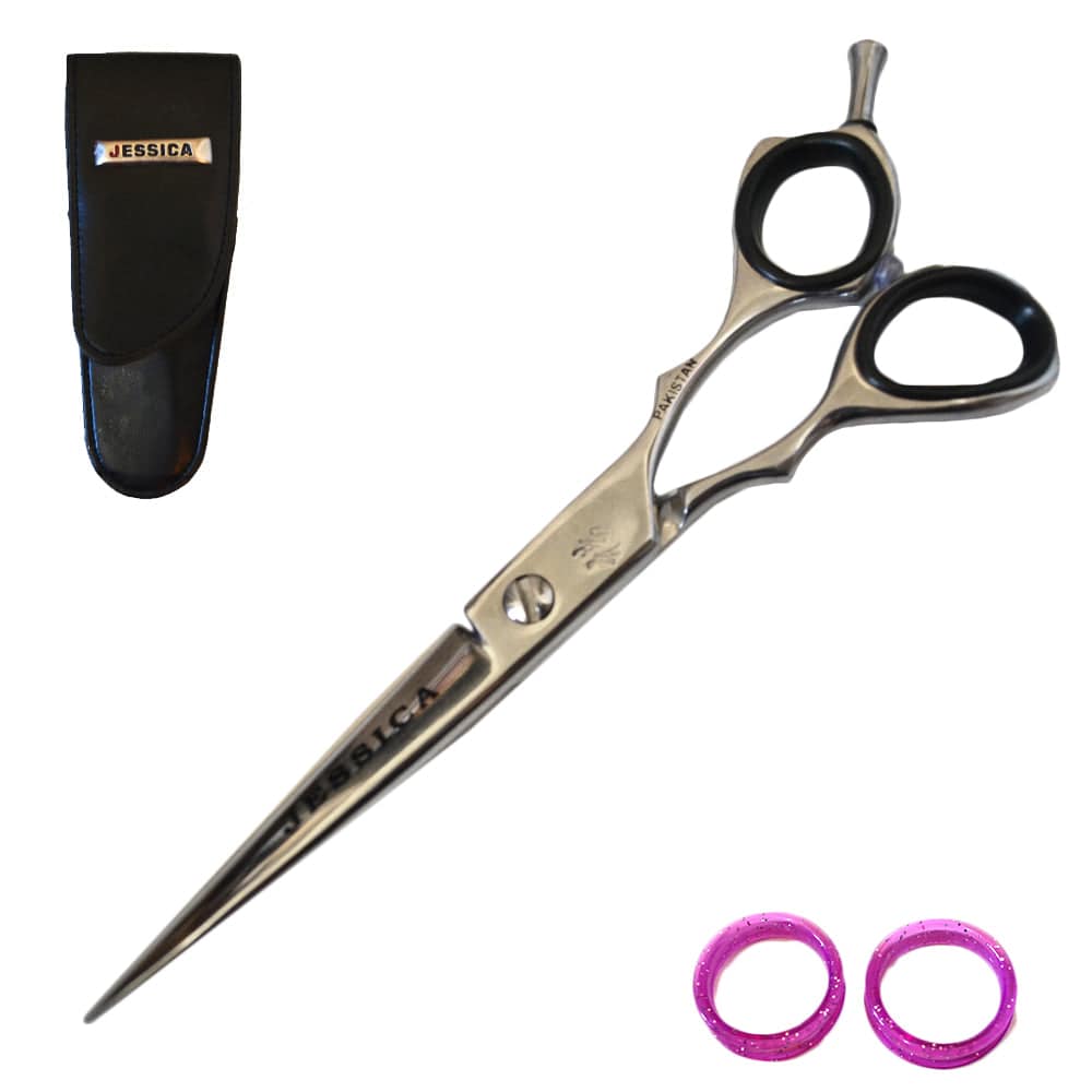 JC-60 6 inch Jessica Pro Salon Japan Cobalt Steel Hair Grooming Cutting Scissors
