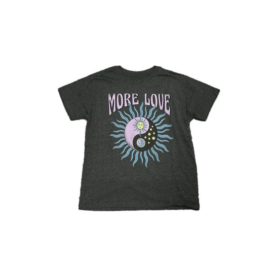 Camiseta Charcoal Heather More Love Graphic Tee para mujer Junior