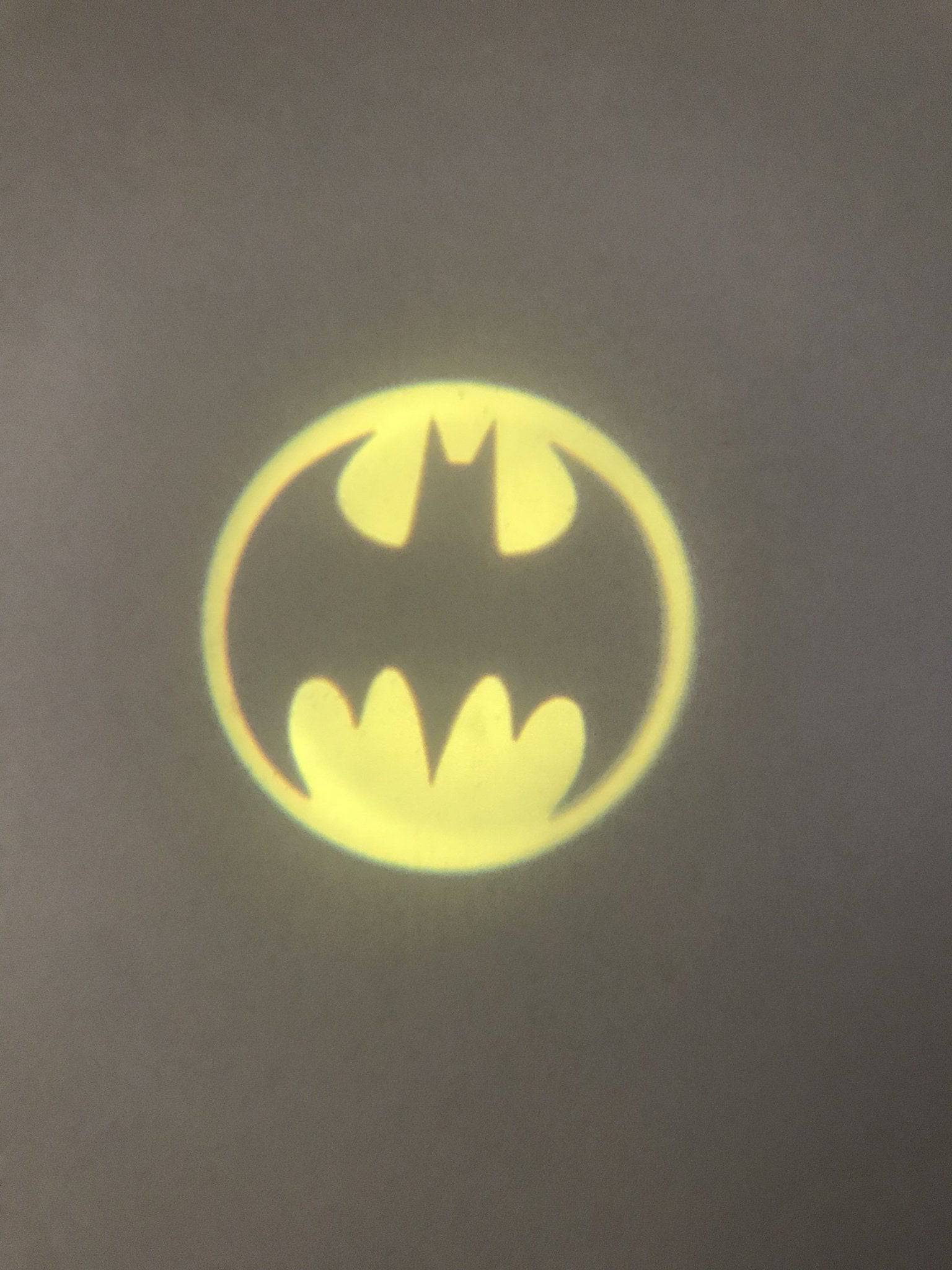 Batman Rubber Molded Projector Flashlight Keychain - view 2