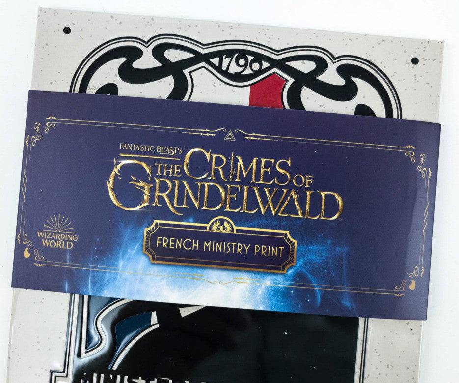 Fantastic Beasts: The Crimes of Grindelwald French Ministry Tin Sign - view 2