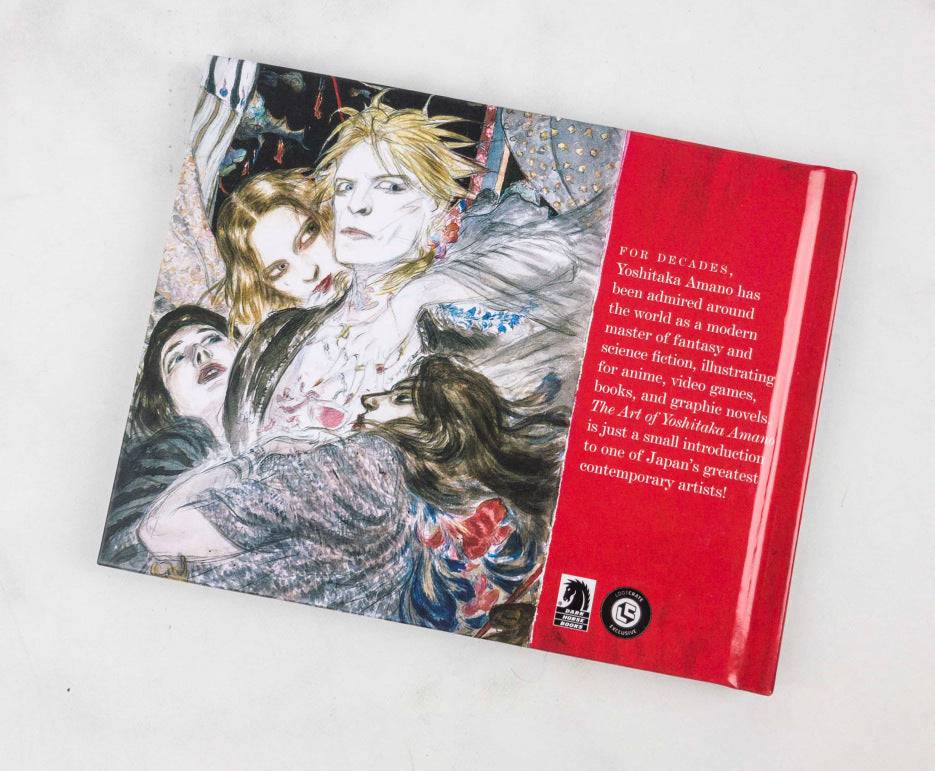 Caja de botín de libros coleccionable exclusiva de The Art Of Yoshitaka Amano