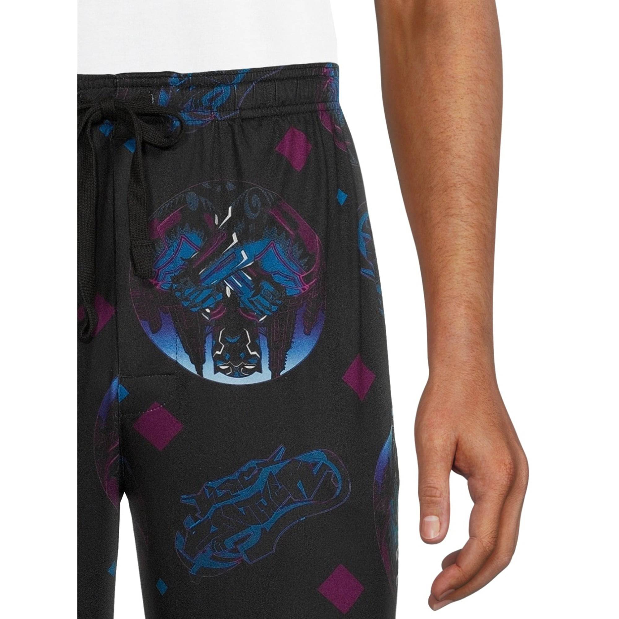 Black Panther Adult Men's All Over Print Sleep Pants Multicolor - view 2