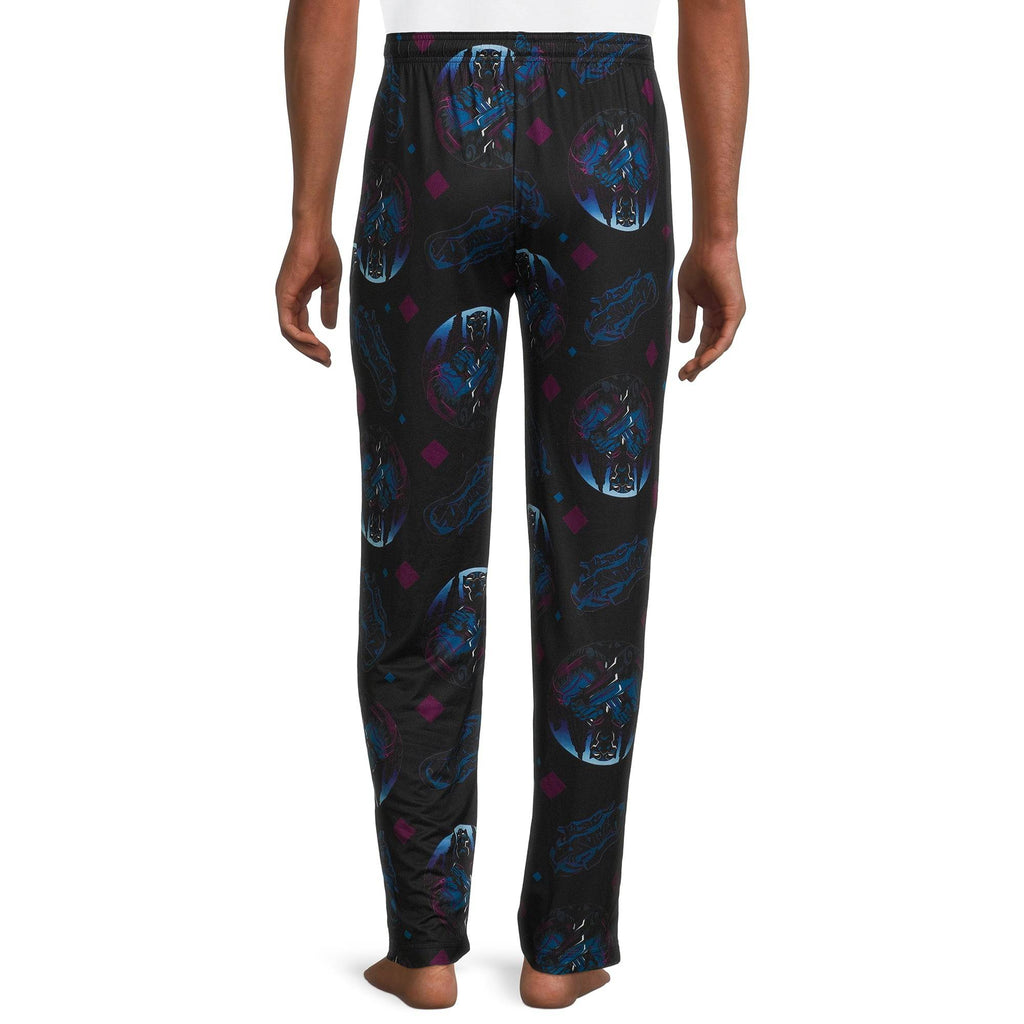 Black Panther Adult Men's All Over Print Sleep Pants Multicolor - view 3