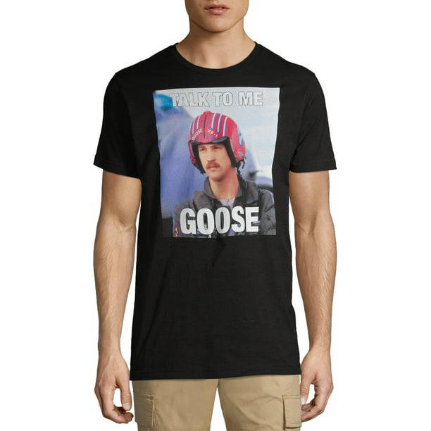 Men's Big Top Gun Talk To Me Goose Graphic T-shirt Tee - view 4