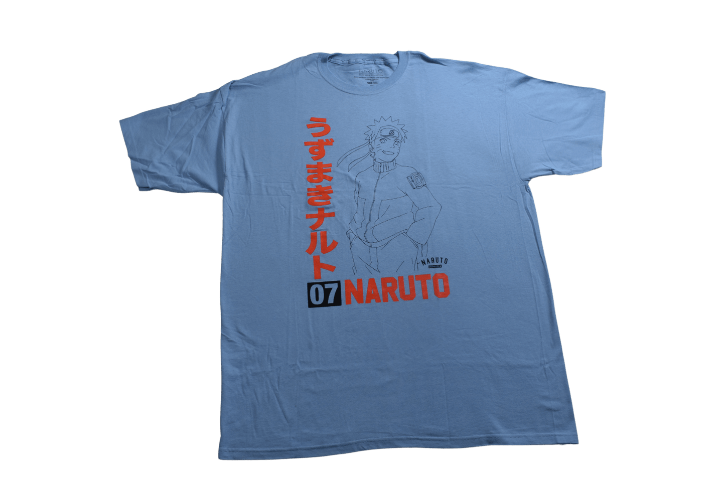 Camiseta gráfica Blue Heather Naruto Kakashi Team 07 para hombre