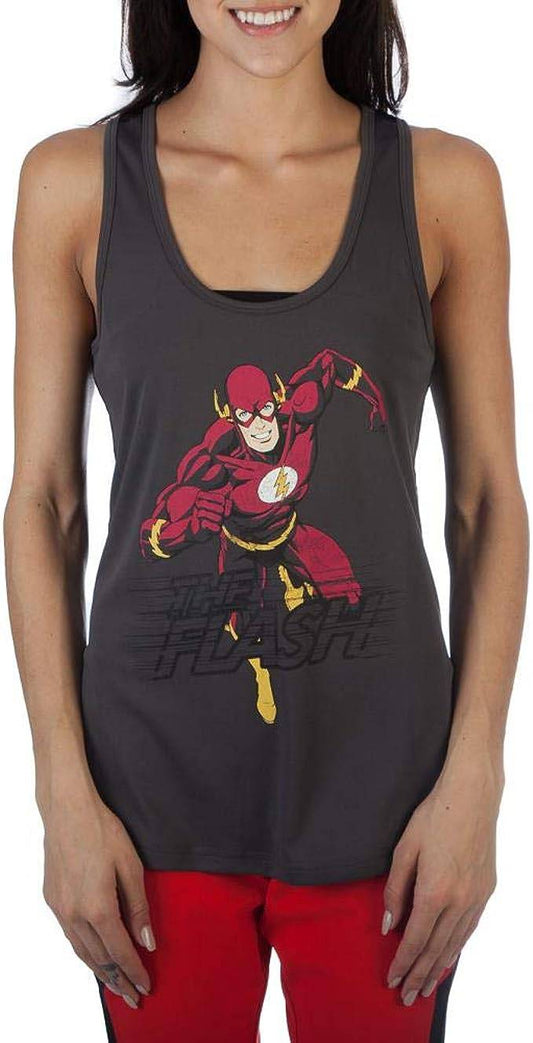 Women Junior's DC Comics The Flash Tank Top