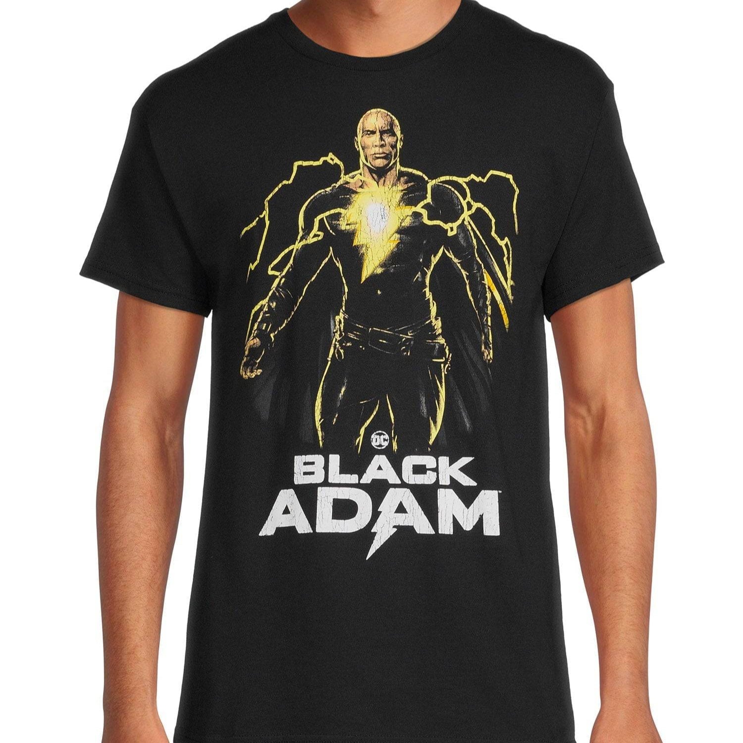 Men's DC Comics Black Adam Graphic Tee with Short Sleeves