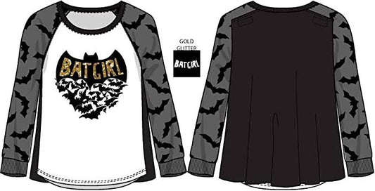 Girls' Batgirl Caped Long Sleeve T-Shirt Tee