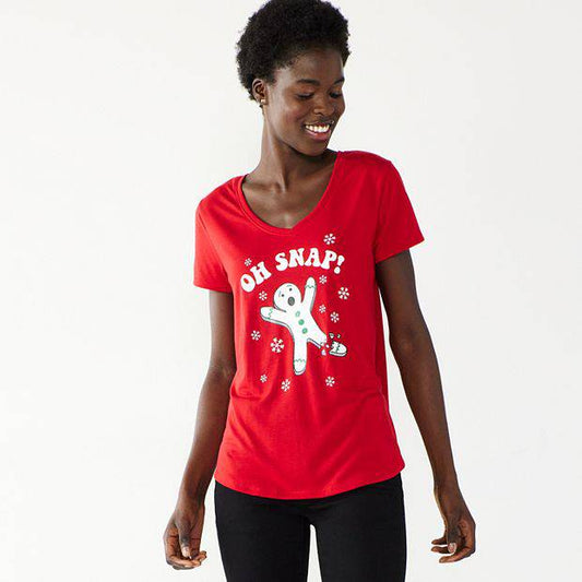 Women's Celebrate Together™ Holiday OH Snap Cookie Tee T-Shirt