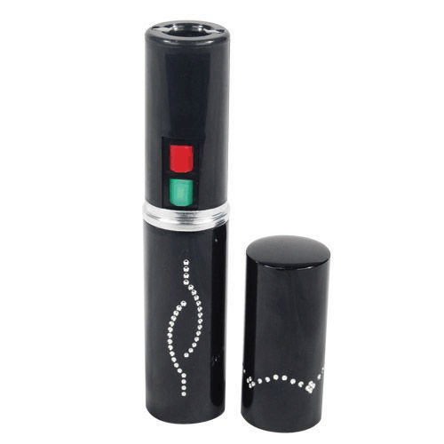 LIPSTICK STUN-BK 5 inch Black Lipstick Stungun with Flashlight