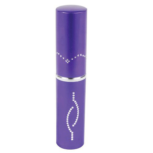 LIPSTICK STUN-PP 5 inch Purple Lipstick Stungun with Flashlight