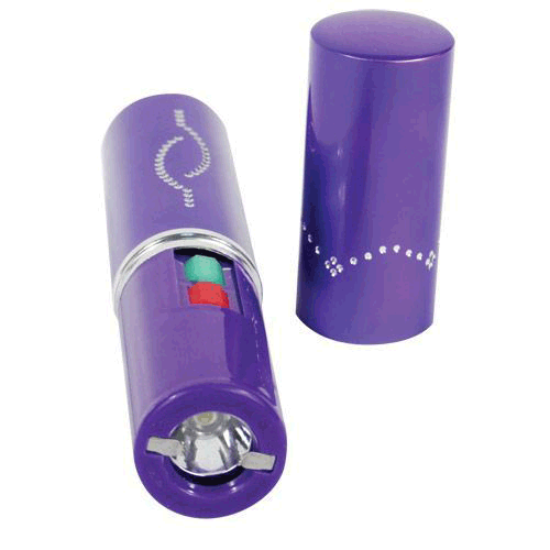 LIPSTICK STUN-PP 5 inch Purple Lipstick Stungun with Flashlight - view 2