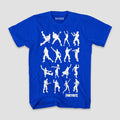 Men's Blue Fortnite Dance Dance Graphic Tee T-Shirt