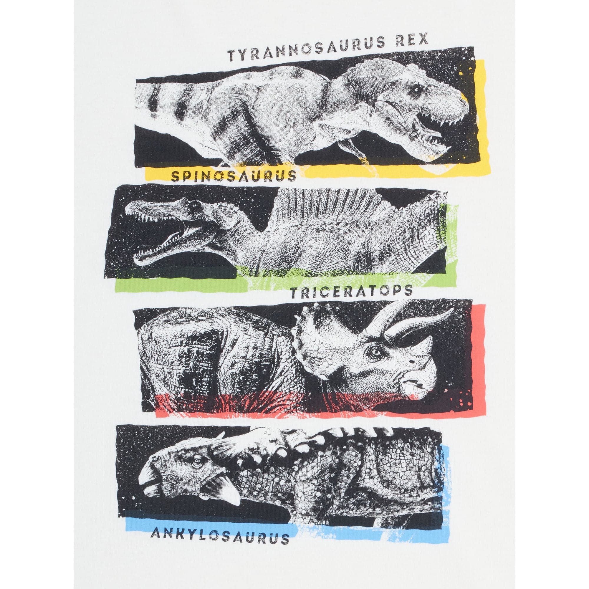 Boys’ Wonder Nation Dinosaur Graphic T-Shirt with Long Sleeves, Sizes 4-18 & Husky - view 2
