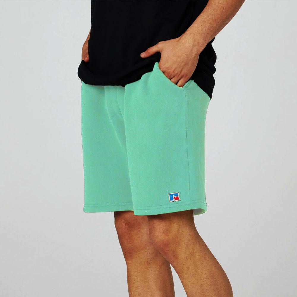 Russell Athletic Men's Classic Solid Sweat Shorts with Pockets Mellow Mint - view 2